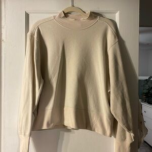Oatmeal Cropped Sweatshirt